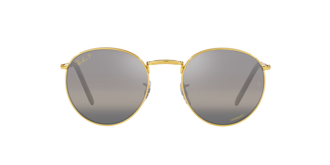 Ray-Ban New Round RB3637 Legend Gold/Polarised Dark Grey Gradient #colour_legend-gold-polarised-dark-grey-gradient