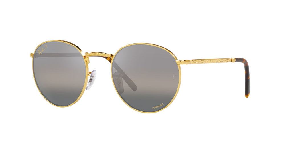 Ray-Ban New Round RB3637 Legend Gold/Polarised Dark Grey Gradient #colour_legend-gold-polarised-dark-grey-gradient