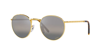 Ray-Ban New Round RB3637 Legend Gold/Polarised Dark Grey Gradient #colour_legend-gold-polarised-dark-grey-gradient