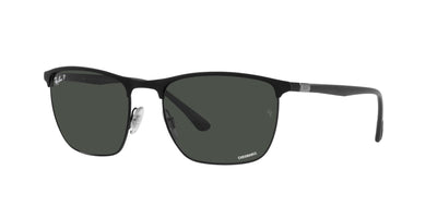 Ray-Ban RB3686 Matte Black/Polarised Dark Grey #colour_matte-black-polarised-dark-grey