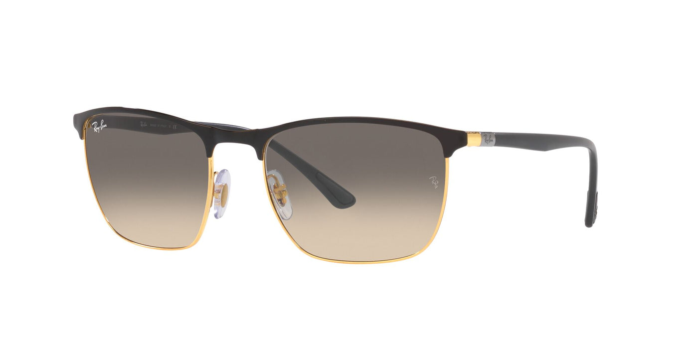 Ray-Ban RB3686 Black On Arista/Clear Gradient Grey #colour_black-on-arista-clear-gradient-grey