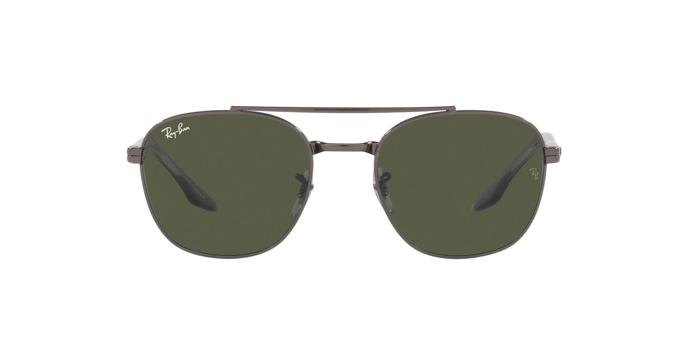 Ray-Ban RB3688 Gunmetal/Green #colour_gunmetal-green