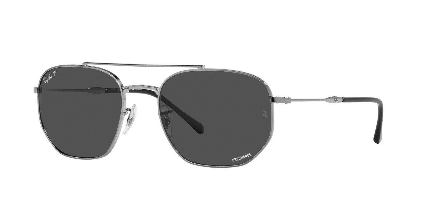 Ray-Ban RB3707 Gunmetal/Dark Grey Polarised #colour_gunmetal-dark-grey-polarised