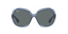 Ray-Ban JACKIE OHH II RB4098 Transparent Blue/Dark Grey Polarised #colour_transparent-blue-dark-grey-polarised