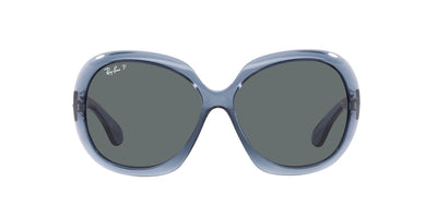 Ray-Ban JACKIE OHH II RB4098 Transparent Blue/Dark Grey Polarised #colour_transparent-blue-dark-grey-polarised