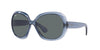 Ray-Ban JACKIE OHH II RB4098 Transparent Blue/Dark Grey Polarised #colour_transparent-blue-dark-grey-polarised