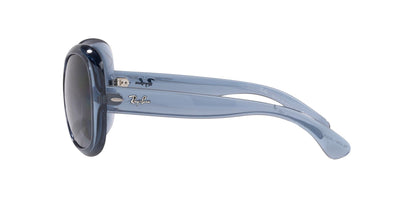 Ray-Ban JACKIE OHH II RB4098 Transparent Blue/Dark Grey Polarised #colour_transparent-blue-dark-grey-polarised