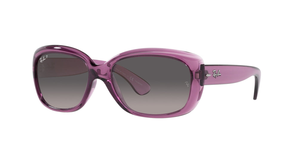 Ray-Ban Jackie OHH RB4101 Transparent Violet/Grey Gradient Polarised #colour_transparent-violet-grey-gradient-polarised