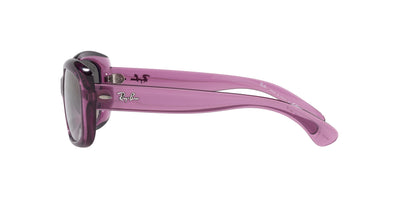 Ray-Ban Jackie OHH RB4101 Transparent Violet/Grey Gradient Polarised #colour_transparent-violet-grey-gradient-polarised