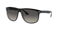 Ray-Ban RB4147 Black On Transparent/Light Grey Gradient Dark Grey #colour_black-on-transparent-light-grey-gradient-dark-grey