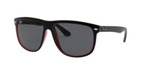 Ray-Ban RB4147 Matte Black On Transparent Red/Dark Grey #colour_matte-black-on-transparent-red-dark-grey