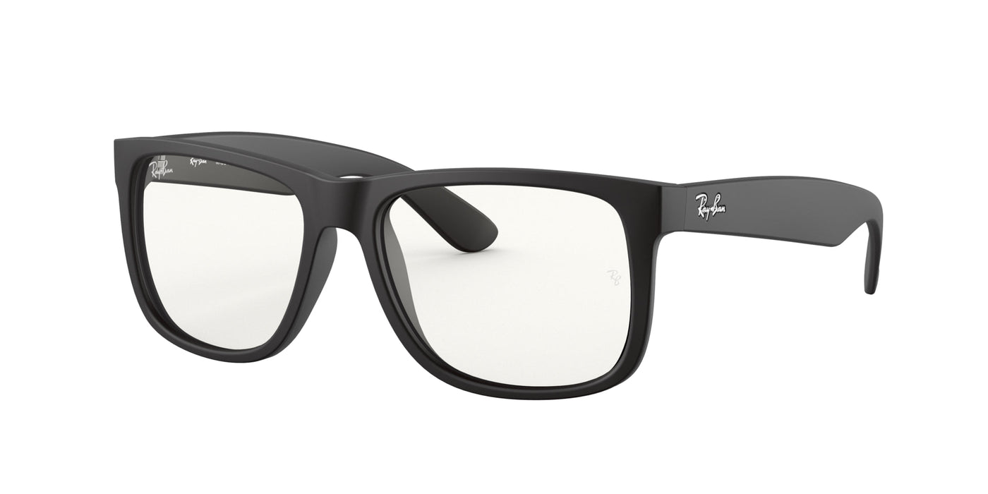 Ray-Ban Justin RB4165 Rubber Black/Clear #colour_rubber-black-clear