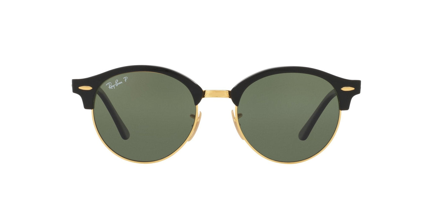 Ray-Ban Clubround RB4246 Black/Green Polarised #colour_black-green-polarised