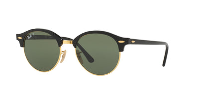 Ray-Ban Clubround RB4246 Black/Green Polarised #colour_black-green-polarised