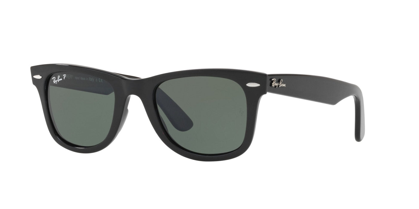 Ray-Ban New Original Wayfarer RB4340 Black/Green Polarised #colour_black-green-polarised