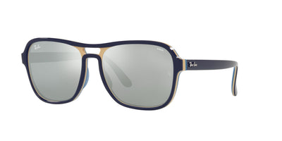 Ray-Ban State Side RB4356 Blue Creamy Light Blue/Photo Grey Mirror #colour_blue-creamy-light-blue-photo-grey-mirror