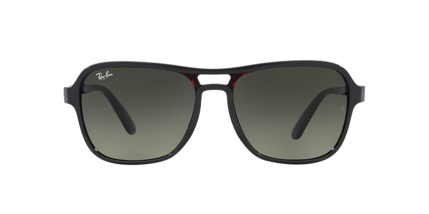 Ray-Ban State Side RB4356 Trasparent Grey-Red/Grey Gradient #colour_trasparent-grey-red-grey-gradient