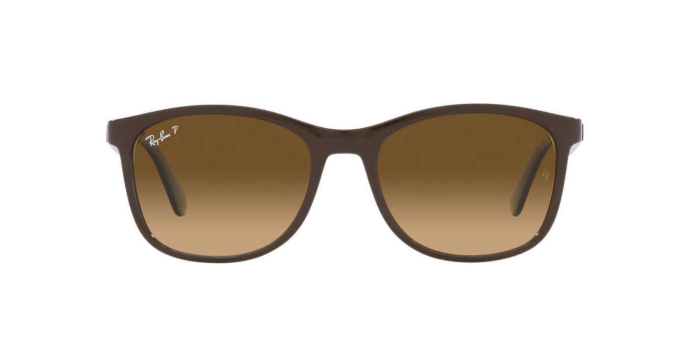 Ray-Ban RB4374 Brown On Grey/Brown Gradient Polarised #colour_brown-on-grey-brown-gradient-polarised