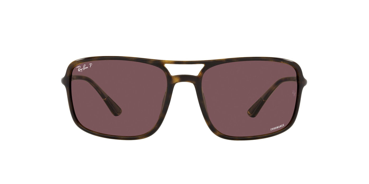 Ray-Ban RB4375 Havana/Polarised Purple #colour_havana-polarised-purple