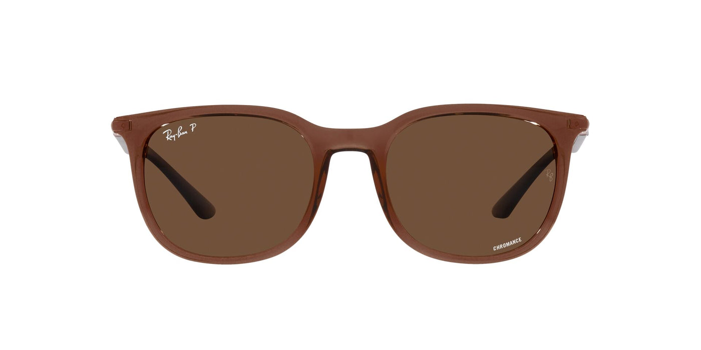 Ray-Ban RB4386 Transparent Brown/Polarised Brown #colour_transparent-brown-polarised-brown