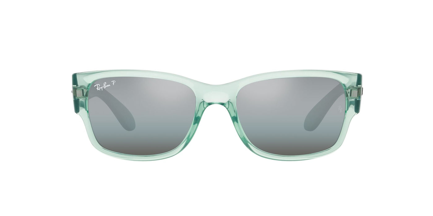 Ray-Ban RB4388 Transparent Green/Polarised Blue #colour_transparent-green-polarised-blue