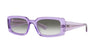 Ray-Ban Kiliane RB4395 Transparent Violet/Clear Light Grey Gradient #colour_transparent-violet-clear-light-grey-gradient