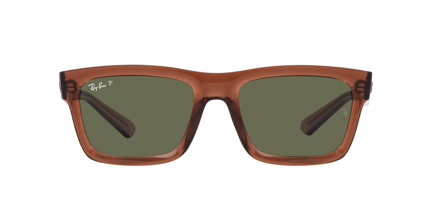 Ray-Ban Warren RB4396 Transparent Brown/Dark Green Polarised #colour_transparent-brown-dark-green-polarised