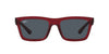 Ray-Ban Warren RB4396 Transparent Red/Dark Grey #colour_transparent-red-dark-grey
