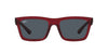 Ray-Ban Warren RB4396 Transparent Red/Dark Grey #colour_transparent-red-dark-grey