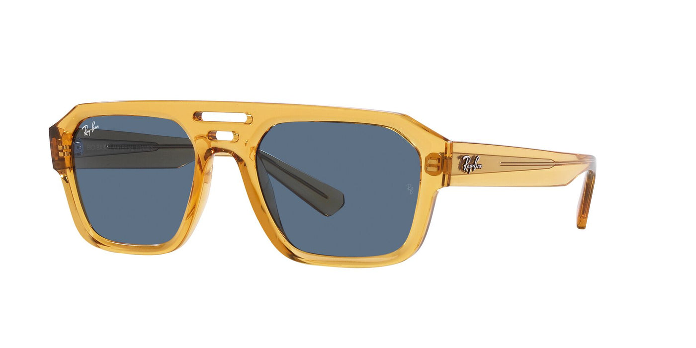 Ray-Ban Corrigan RB4397 Transparent Yellow/Dark Blue #colour_transparent-yellow-dark-blue