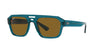 Ray-Ban Corrigan RB4397 Transparent Light Blue/Dark Brown Polarised #colour_transparent-light-blue-dark-brown-polarised