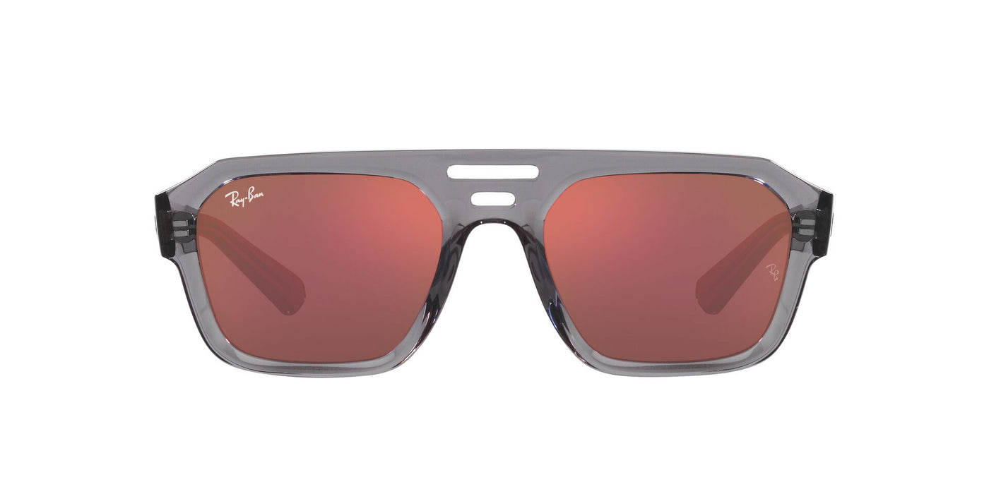 Ray-Ban Corrigan RB4397 Transparent Gray/Dark Violet Red Mirror #colour_transparent-gray-dark-violet-red-mirror