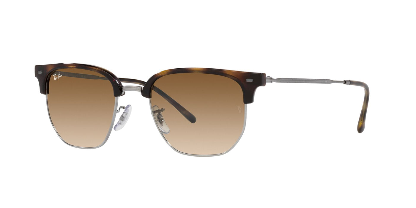 Ray-Ban New Clubmaster RB4416 Havana On Gunmetal/Clear Gradient Brown #colour_havana-on-gunmetal-clear-gradient-brown