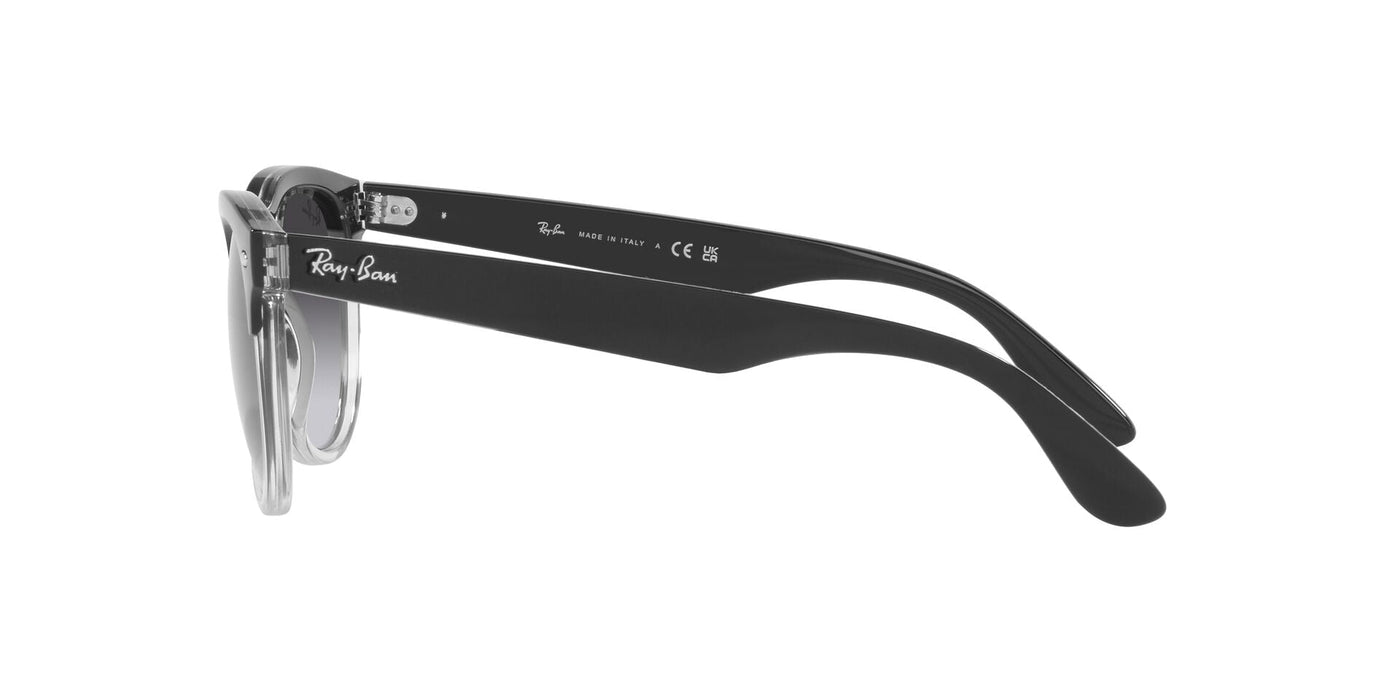 Ray-Ban Iris RB4471 Black On Transparent/Grey Gradient Blue #colour_black-on-transparent-grey-gradient-blue