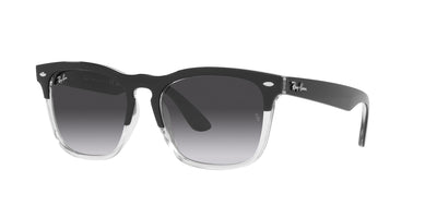 Ray-Ban Steve RB4487 Black On Transparent/Grey Gradient Blue #colour_black-on-transparent-grey-gradient-blue