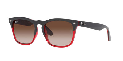 Ray-Ban Steve RB4487 Grey On Transparent Red/Gradient Brown #colour_grey-on-transparent-red-gradient-brown