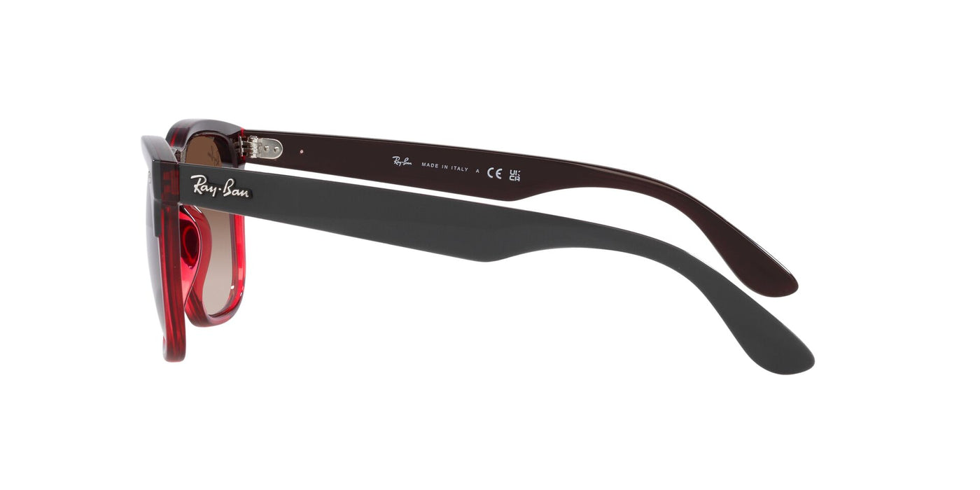 Ray-Ban Steve RB4487 Grey On Transparent Red/Gradient Brown #colour_grey-on-transparent-red-gradient-brown
