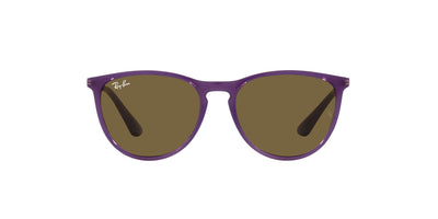 Ray-Ban Junior Erika RJ9060S Opal Violet/Dark Brown #colour_opal-violet-dark-brown