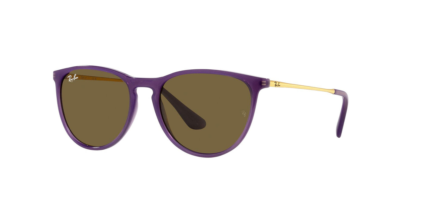 Ray-Ban Junior Erika RJ9060S Opal Violet/Dark Brown #colour_opal-violet-dark-brown