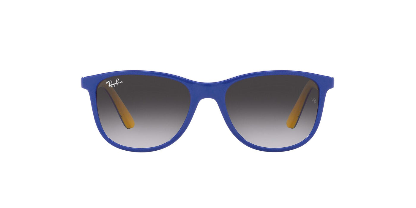 Ray-Ban Junior RJ9077S Light Blu On Rubber Yellow/Grey Blue Gradient #colour_light-blu-on-rubber-yellow-grey-blue-gradient