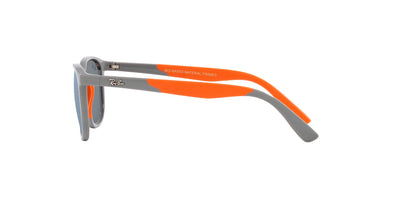 Ray-Ban Junior RJ9077S Grey On Rubber Orange/Dark Blue Mirror #colour_grey-on-rubber-orange-dark-blue-mirror