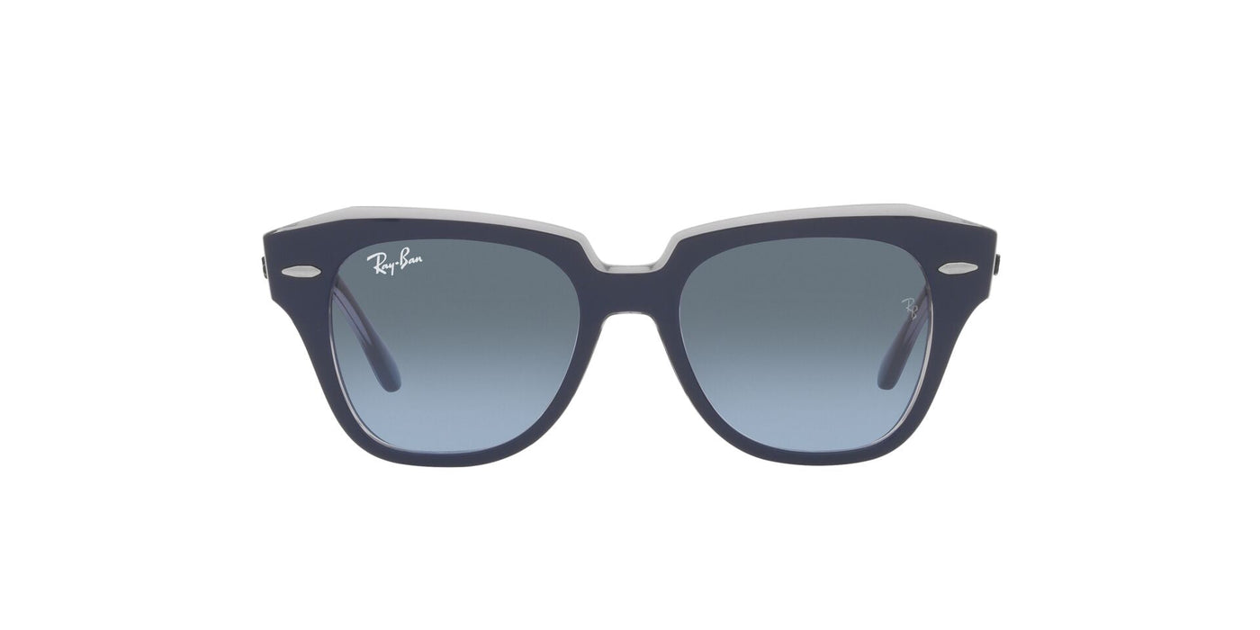 Ray-Ban Junior RB9186S Blue On Transparent Grey/Blue Gradient Grey #colour_blue-on-transparent-grey-blue-gradient-grey