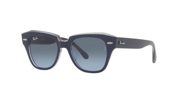 Ray-Ban Junior RB9186S Blue On Transparent Grey/Blue Gradient Grey #colour_blue-on-transparent-grey-blue-gradient-grey