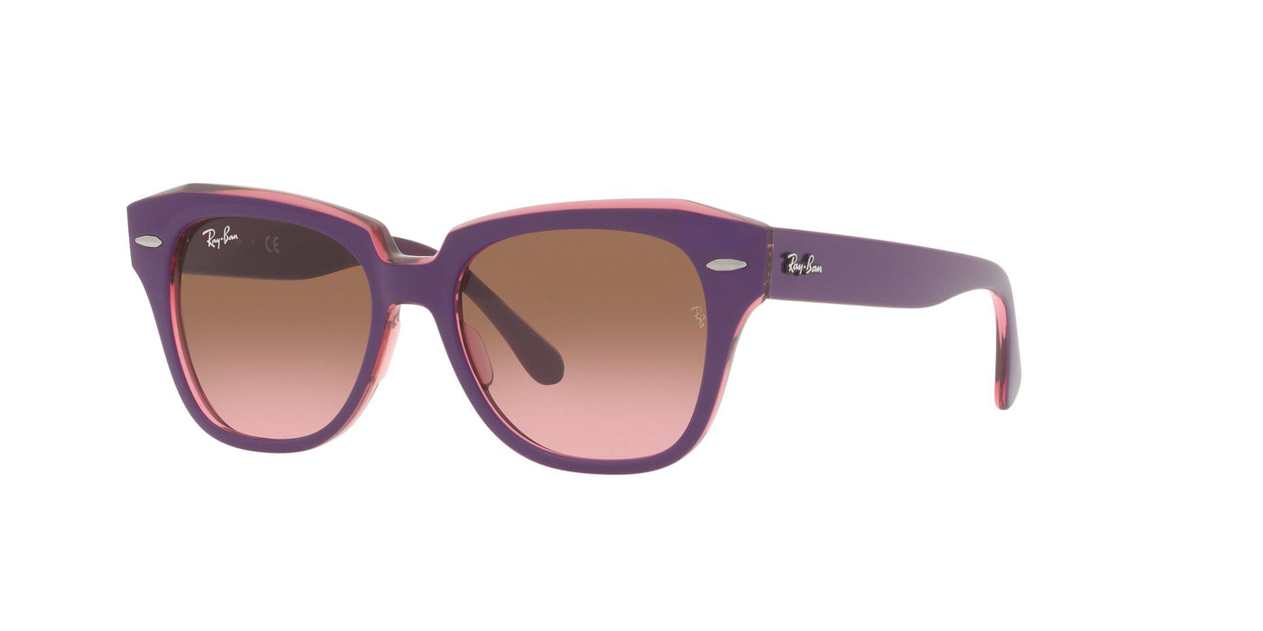 Ray-Ban Junior RB9186S Violet On Transparent Pink/Pink Gradient Brown #colour_violet-on-transparent-pink-pink-gradient-brown