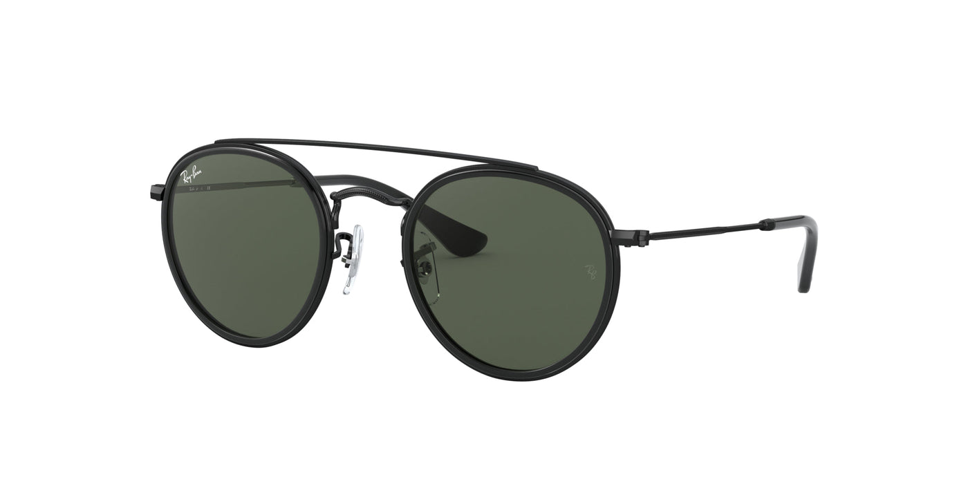 Ray-Ban Junior RJ9647S Black/Dark Green #colour_black-dark-green