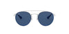 Ray-Ban Junior RJ9647S Blue On Silver/Dark Blue #colour_blue-on-silver-dark-blue