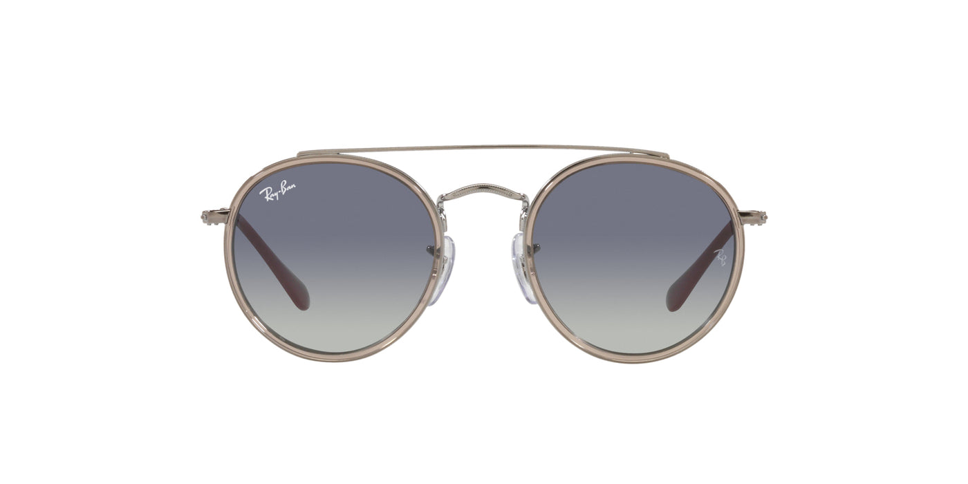 Ray-Ban Junior RJ9647S Transparent Grey/Grey Gradient Blue #colour_transparent-grey-grey-gradient-blue