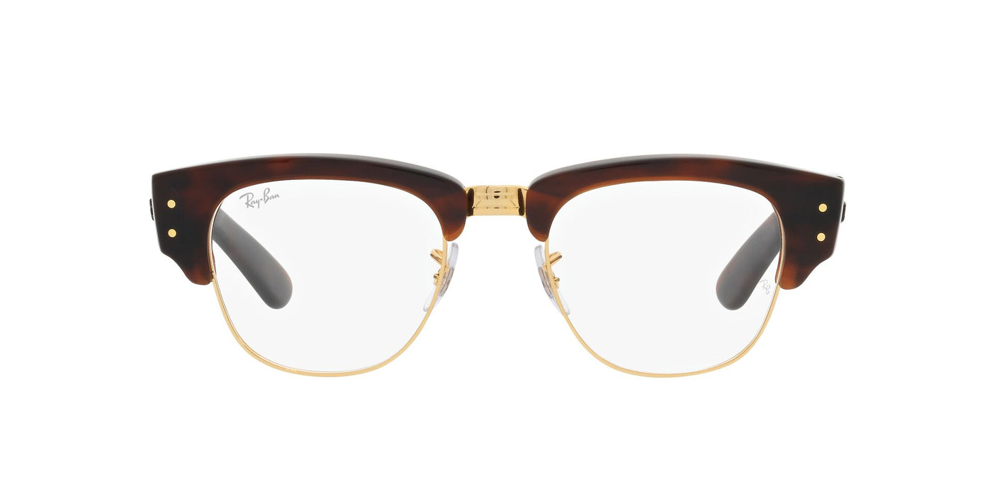 Ray-Ban Mega Clubmaster RB0316V Mock Tortoise On Arista #colour_mock-tortoise-on-arista