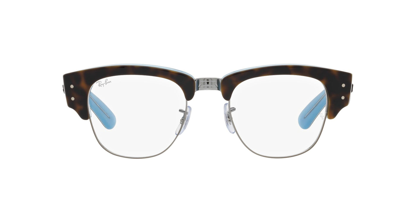 Ray-Ban Mega Clubmaster RB0316V Havana On Blue On Gunmetal #colour_havana-on-blue-on-gunmetal