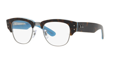 Ray-Ban Mega Clubmaster RB0316V Havana On Blue On Gunmetal #colour_havana-on-blue-on-gunmetal